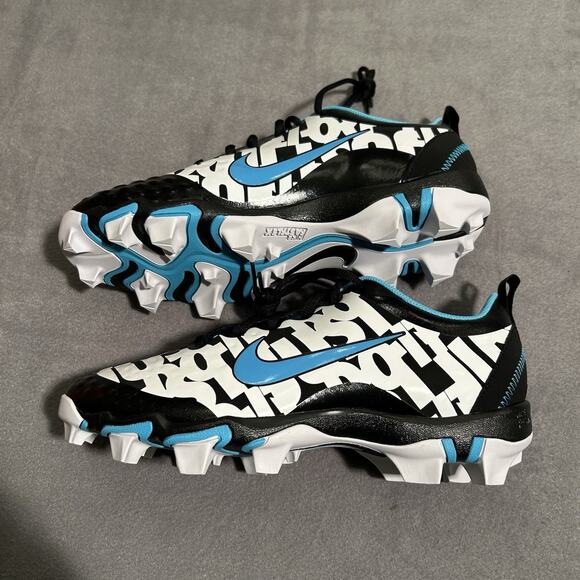 Nike Women Hyperdiamond 2.5 Keystone Softball Cleat Size 10 New In Box Wht/Blue - Picture 6 of 7